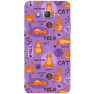 Чехол-накладка U-Print Samsung Galaxy Grand Prime G530H Yoga Cat