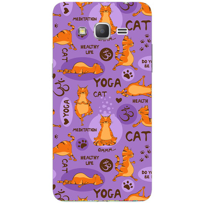 Чехол-накладка U-Print Samsung Galaxy Grand Prime G531H Yoga Cat