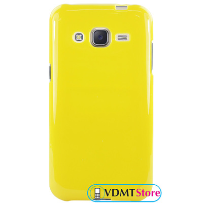 Чехол-накладка Glossy Cover Samsung J200H Galaxy J2 Желтый