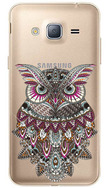 Чехол U-Print Samsung Galaxy Grand Prime G530 /G531 Сова со стразами