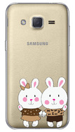 Чехол U-Print Samsung Galaxy J2 J200H Зайчата