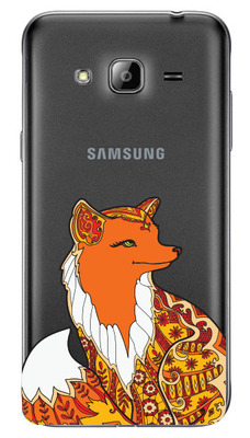Чехол U-Print Samsung Galaxy J3 J320 Этно Лиса