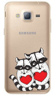 Чехол U-Print Samsung Galaxy J3 J320 Влюбленные еноты