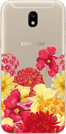 Чехол прозрачный U-Print 3D Samsung J530 Galaxy J5 2017 Floral Pattern