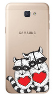 Чехол U-Print Samsung Galaxy J5 Prime G570F Влюбленные еноты