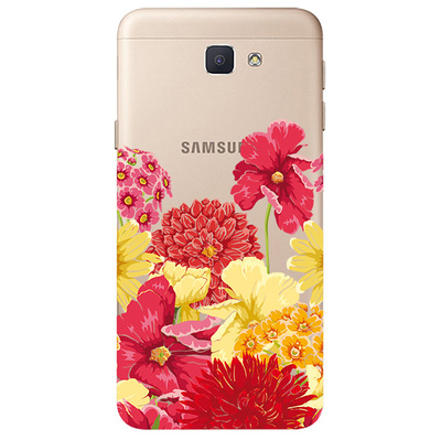 Чехол прозрачный U-Print 3D Samsung J5 Prime G570F Floral Pattern