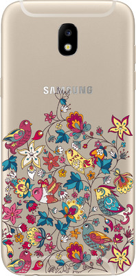 Чехол прозрачный U-Print 3D Samsung J730 Galaxy J7 2017 Floral Birds