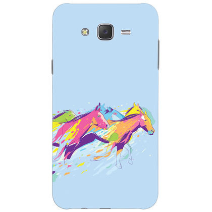 Чехол-накладка U-Print Samsung J700H Galaxy J7 Dreaming Horses