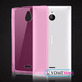 Чехол Ultra Clear Soft Case Nokia X2 Dual Sim Розовый