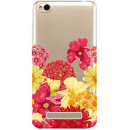 Чехол прозрачный U-Print 3D Xiaomi Redmi 4A Floral Pattern