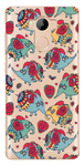 Чехол прозрачный U-Print 3D Xiaomi Redmi 4 Prime Cheerful Elephants