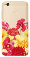 Чехол прозрачный U-Print 3D Xiaomi Redmi 4x Floral Pattern