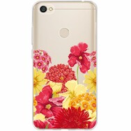 Чехол прозрачный U-Print 3D Xiaomi Redmi Note 5A Prime Floral