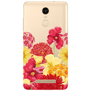 Чехол прозрачный U-Print 3D Xiaomi Redmi Note 3 / Note 3 Pro Floral Pattern