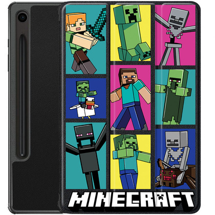 Чохол Boxface Samsung Galaxy Tab S10 FE Plus Моби з майнкрафту