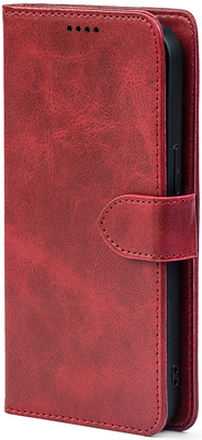 Чохол-книжка Crazy Horse Clasic для ZTE Blade A72 Red Wine (Front)