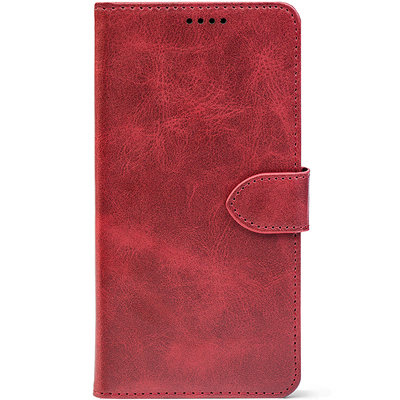 Чохол-книжка Crazy Horse Clasic для ZTE Blade A72 Red Wine (Front)