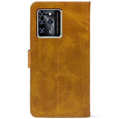 Чохол-книжка Crazy Horse Clasic для ZTE Blade V30 Camel (Front)