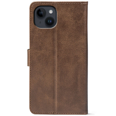 Чохол-книжка Crazy Horse Clasic для Apple iPhone 14 Plus Brown (Front)