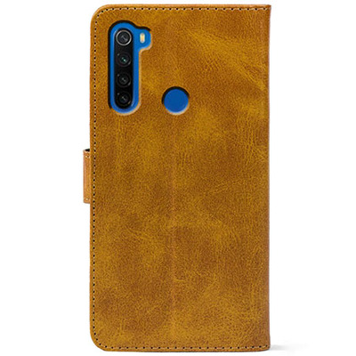 Чохол-книжка Crazy Horse Clasic для Xiaomi Redmi Note 8T Camel (Front)