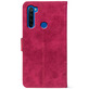 Чохол-книжка Crazy Horse Clasic для Xiaomi Redmi Note 8T Magenta (Front)