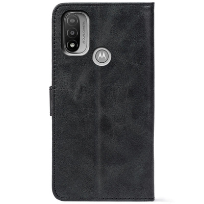 Чохол-книжка Crazy Horse Clasic для Motorola E20 Grafit (Front)