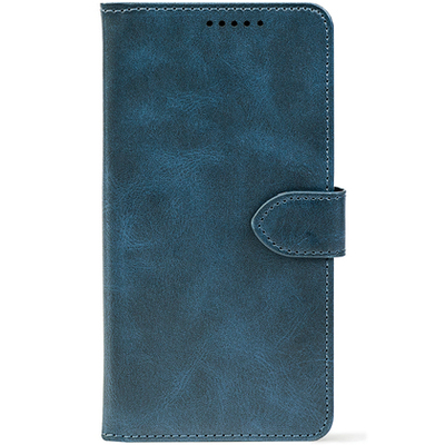 Чохол-книжка Crazy Horse Clasic для Motorola E40 Dark Blue (Front)