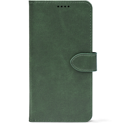 Чохол-книжка Crazy Horse Clasic для Motorola E40 Dark Green (Front)