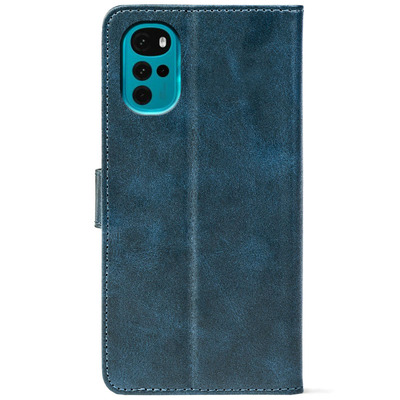 Чохол-книжка Crazy Horse Clasic для Motorola G22 Dark Blue (Front)