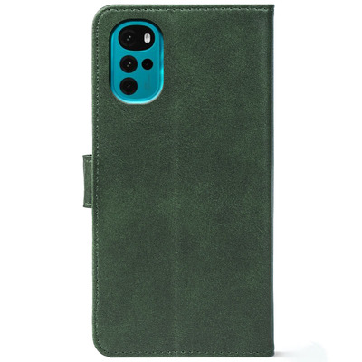 Чохол-книжка Crazy Horse Clasic для Motorola G22 Dark Green (Front)