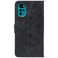 Чохол-книжка Crazy Horse Clasic для Motorola G22 Grafit (Front)