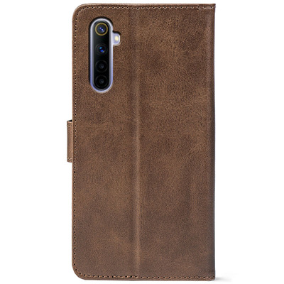 Чохол-книжка Crazy Horse Clasic для Realme 6 Pro Brown (Front)