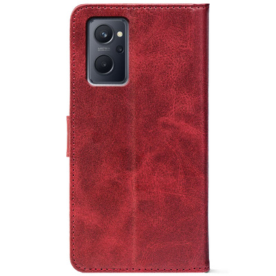 Чохол-книжка Crazy Horse Clasic для Realme 9i Red Wine (Front)