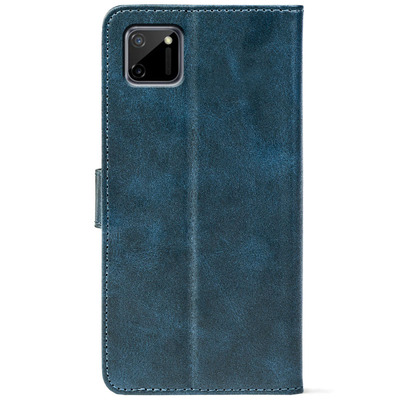 Чохол-книжка Crazy Horse Clasic для Realme C11 Dark Blue (Front)