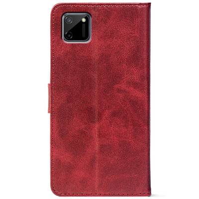 Чохол-книжка Crazy Horse Clasic для Realme C11 Red Wine (Front)