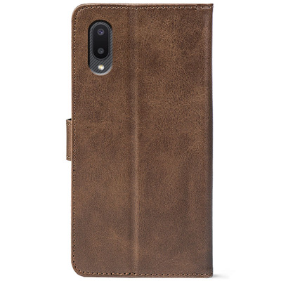 Чохол-книжка Crazy Horse Clasic для Samsung Galaxy A02 (A022) Brown (Front)