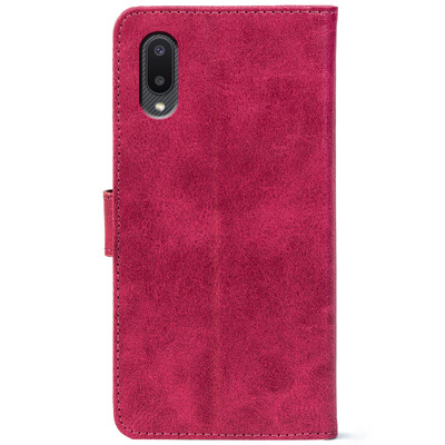 Чохол-книжка Crazy Horse Clasic для Samsung Galaxy A02 (A022) Magenta (Front)