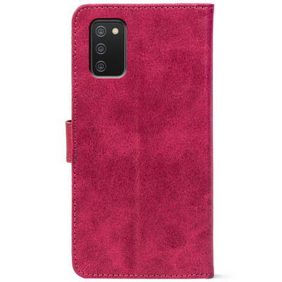 Чохол-книжка Crazy Horse Clasic для Samsung Galaxy A02S (A025) Magenta (Front)