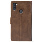 Чохол-книжка Crazy Horse Clasic для Samsung Galaxy A11 (A115) Brown (Front)