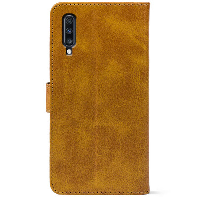 Чохол-книжка Crazy Horse Clasic для Samsung Galaxy A70 (A705) Camel (Front)