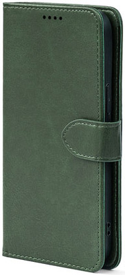 Чохол-книжка Crazy Horse Clasic для Xiaomi 11T / 11T Pro Dark Green (Front)