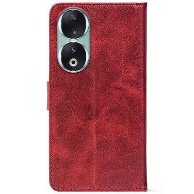 Чохол-книжка Crazy Horse Clasic для Huawei Honor 90 Red Wine (Front)