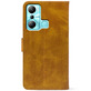 Чохол-книжка Crazy Horse Clasic для Infinix Hot 20i Camel (Front)