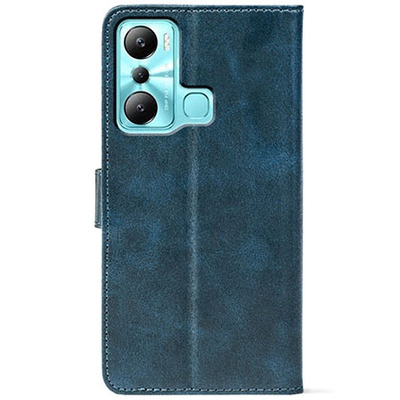 Чохол-книжка Crazy Horse Clasic для Infinix Hot 20i Dark Blue (Front)