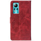 Чохол-книжка Crazy Horse Clasic для Infinix Note 12 Red Wine (Front)