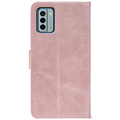 Чохол-книжка Crazy Horse Clasic для Nokia G22 Rose Gold (Front)