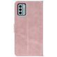 Чохол-книжка Crazy Horse Clasic для Nokia G22 Rose Gold (Front)