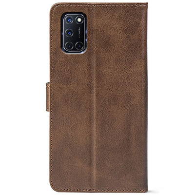 Чохол-книжка Crazy Horse Clasic для Oppo A52 Brown (Front)