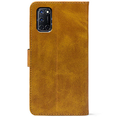 Чохол-книжка Crazy Horse Clasic для Oppo A52 Camel (Front)