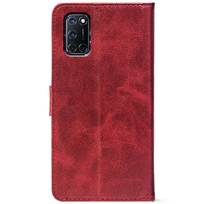 Чохол-книжка Crazy Horse Clasic для Oppo A72/ A52 Red Wine (Front)